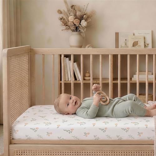 3 Pack Bedside Bassinet Sheets Girl & Boy 33" x 20" Rectangle - Image 3