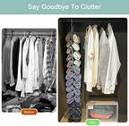 DHSFKBE Legging Organizer Storage, T-Shirt Hanging Closet Hanging Clothes - Image 3