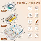 5 Pack Diaper Bag Organizer Pouches, Waterproof Storage Box - Image 5