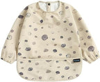 Weaning Bib with Long Sleeves & BLW, Soft and Skin-Friendly Material by PewinGoMakeLifeEasierandKeepMoreSweetMemory