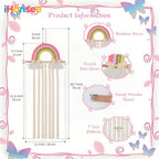 Rainbow Hair Bow Organizer for Girls Baby Hair Clips Holder Ribbons - Image 2