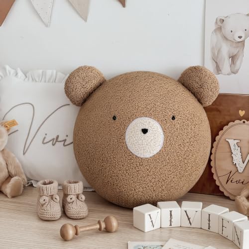 Novabright Cute Teddy Bear Pillow Decorative Throw Pillow - Image 3