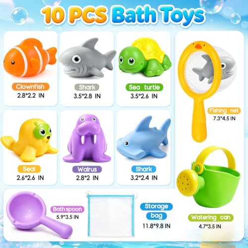 Baby Bath Toys, Toddler Tub Water Toys - Image 6
