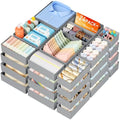 DIMJ Drawer Organizer Clothes, 24 Pack Dresser Organizer, Foldable Closet by DiMJ
