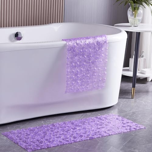 Webos Bath Shower Mat Non Slip: Extra Large Pebble Bathtub mat - Image 3