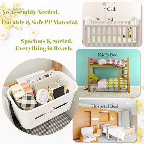 Bedside Storage Box Bin Organizer Diaper Caddy Organizer - Image 5