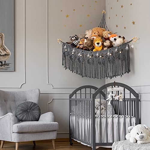 Macrame Stuffed Animal Storage - Image 3