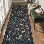 BESBLEE 2X8 Washable Kitchen Runner Rug, Animal Non Slip - Image 3