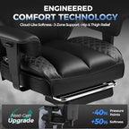 GTPLAYER Big and Tall Gaming Chair 400lbs Heavy Duty Office Chair - Image 4
