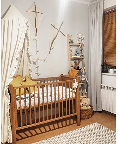 Bed Canopy with Frills Reading Nook Game Tent - Image 4