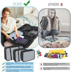 10 Pcs Set Packing Cubes - Image 5