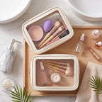 Hsei 12 Pcs Clear Makeup Bags Diaper Bag Organizer Travel Toiletry Bags - Image 4