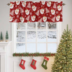 Vandarllin Christmas Kitchen Curtains Valances - Image 4
