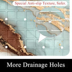 Bathtub Mat Non Slip 26.8x15.1In, Bathroom Decor PVC Shower Mats - Image 2