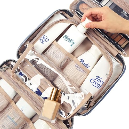 NISHEL Travel Toiletry Bag for women, Portable Hanging Organizer for - Image 5