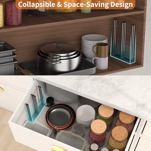 KORRTFID Foldable Bottle Drying Rack, Baby Bottle Drying Rack, Collapsible Cup - Image 3