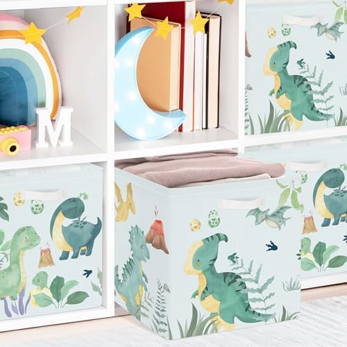 Clastyle 11.8" Dinosaur Storage Basket Set of 3 - Image 5