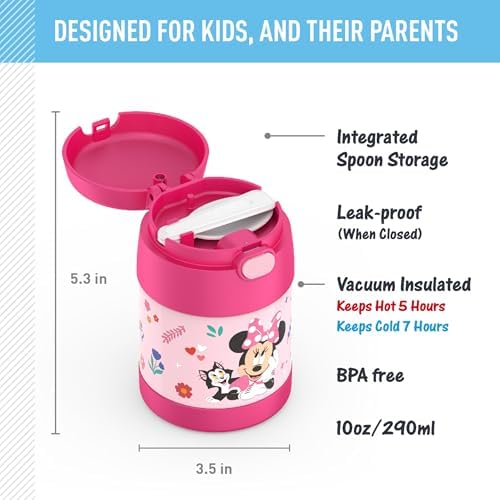 THERMOS FUNTAINER Insulated Food Jar, 10 Ounce, Kid Friendly Food Jar - Image 2