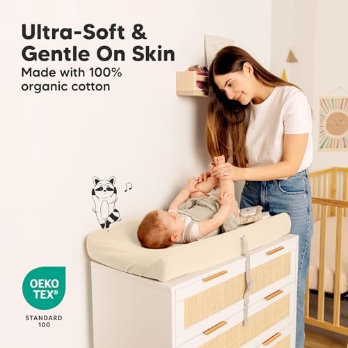2-Pack Organic Changing Pad Covers - Image 3