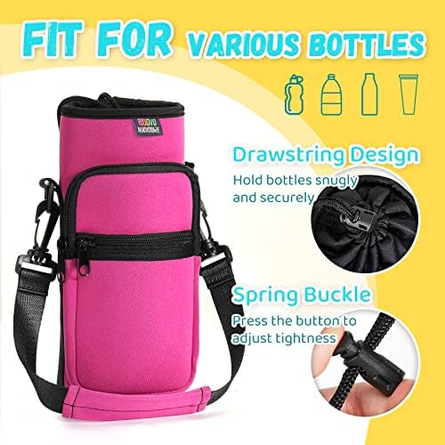 Nuovoware Water Bottle Carrier Bag, Plum Red - Image 4