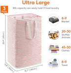 Lifewit 80L Large Laundry Baskets, 3 Pack, Reinforced Handles - Image 4