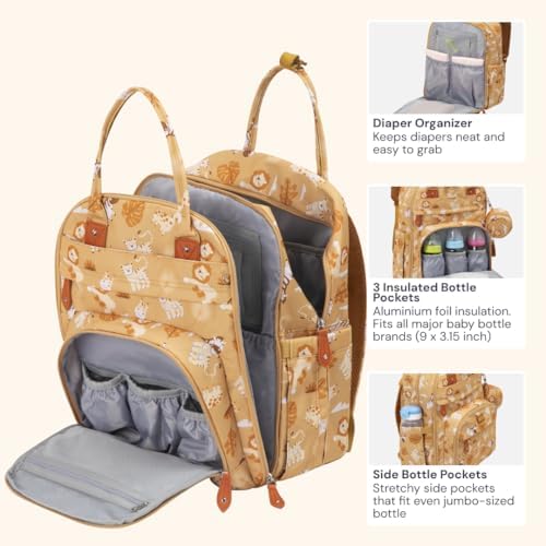 BabbleRoo Diaper Bag Backpack - Image 4