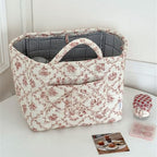 Floral Fabric Storage Basket Car Interior Storage Basket Underwear Sundries - Image 2