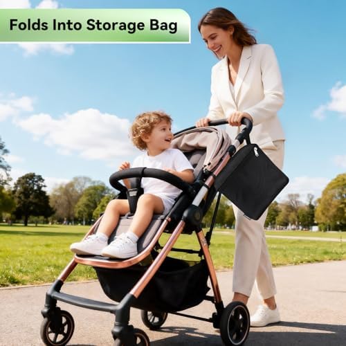 Large Stroller Bag for Airplane: 47"H x 24"W x 15"D Travel Stroller Cover - Image 6