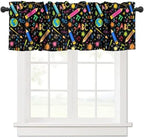 Alphabet Valances Curtains Colorful Stationery Learning Education Window by Unknown