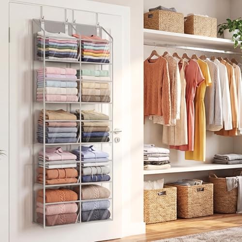 Ofiray-home Over the Door Organizer 5 Tiers, Extra Large Behind Door Storage of - Image 2