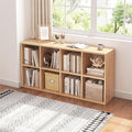 NELYE 8 Cube Organizer Bookcase Oak Open Shelf by NELYE