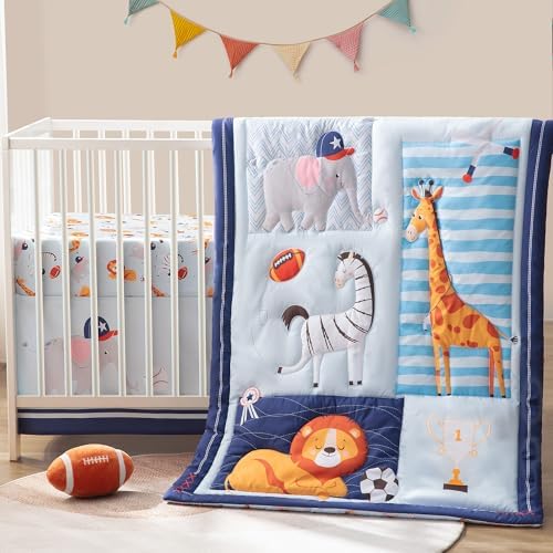 Crib Bedding Set with Plush Toy by TCOYIWL