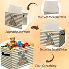 Rustic Boho Classroom Storage Bins Boxes - Image 6