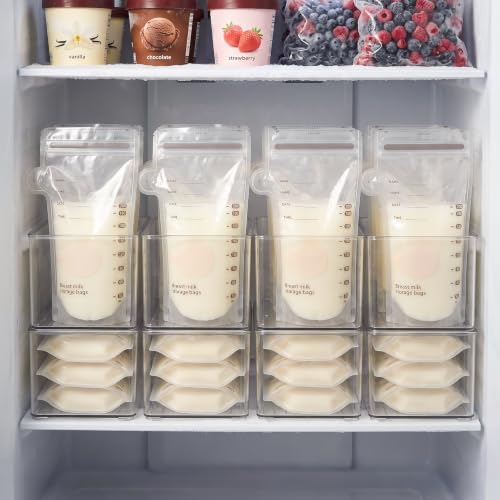 Hudgan 4 Pcs Storage Container Breastmilk - Image 2
