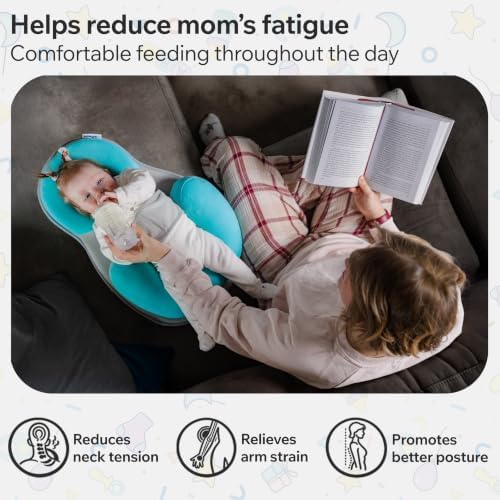 Baby Feeding Pillow, Anti-Overflow Baby Lounger Pillow to Reduce Spit-Up - Image 5