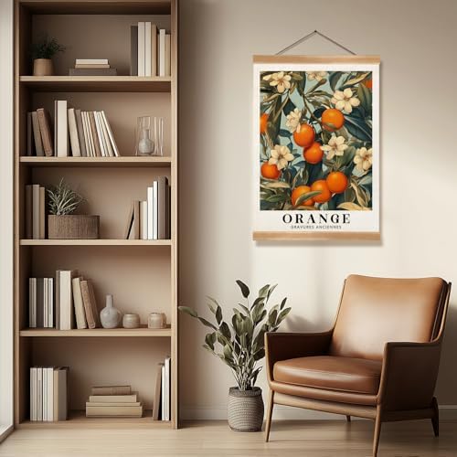 ZTGDA Farmhouse Orange Wall Art, Vintage Botanical Fruit Poster, French Style - Image 5