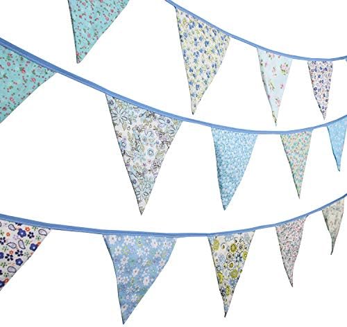 10M/32Ft Triangle Bunting Banner, Baby Shower, Outdoor and Home Decorations - Image 5