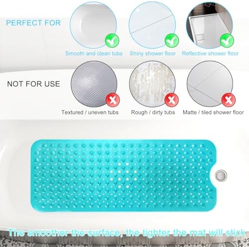 Sheepping Baby Bath Mat Non Slip Extra Long Bathtub Mat - Image 2