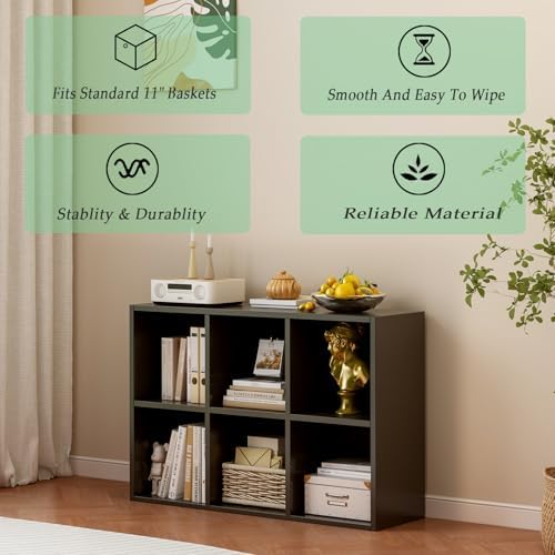 OSCHF 6-Cube Storage Shelf Bookcase - Image 4