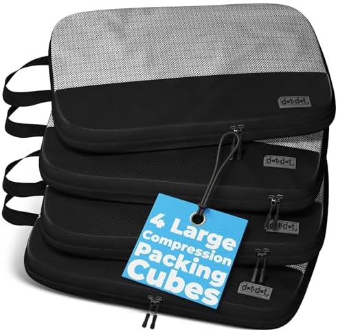 4pc Large Compression Packing Cubes by DotDot