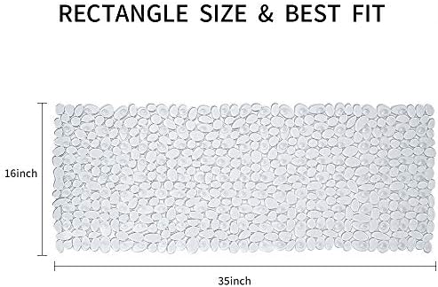 Pebble Shower Mat for Bathtub Non Slip Mat 35"X16" - Image 2