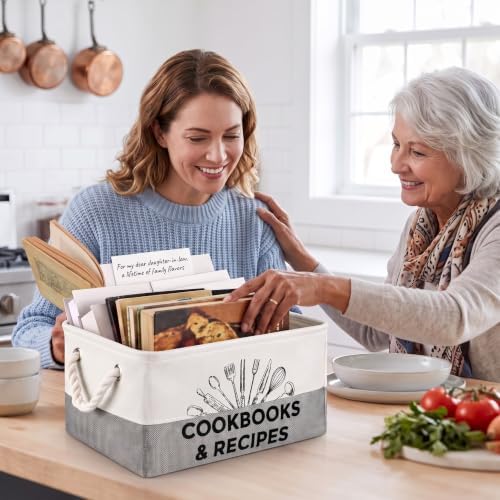 Marsui 1 Pcs Cookbook & Recipe Book Basket Cook Lover Gifts - Image 5