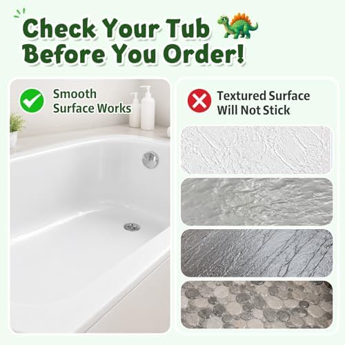 XIYUNTE Bath Mat for Tub Non Slip Bathtub Mat Non Slip 40x16 Baby Bath Mat - Image 7