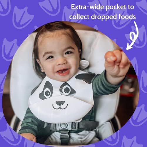 Silly Goose Silicone Animal Baby Bibs - Image 5