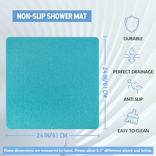 Hargiis Non-Slip Bathtub Mat, Anti Slip Shower Mat, Fast Drying Bathtub Mats - Image 2