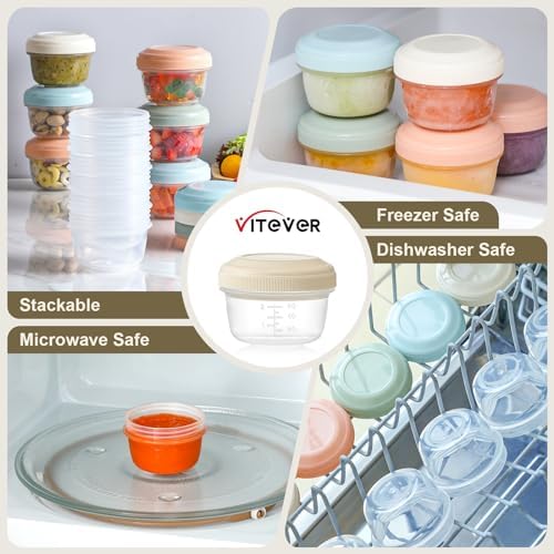 8 Pack Reusable Plastic Containers - 4 oz Small Deli Containers - Image 6