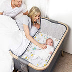 Stretchy Bassinet Sheet Set BROLEX 2 Pack Snug Fitted Cradle Fitted Sheets - Image 5