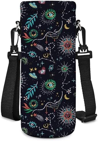AUPET Water Bottle Bag Carrier, 24oz/32oz Insulated Neoprene bottle Sling by AUPET