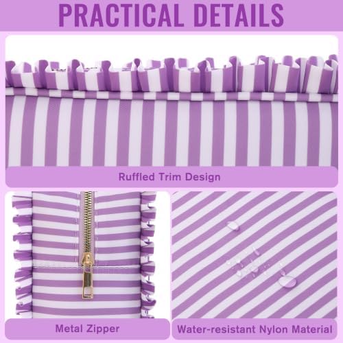 Ruffled Makeup Bag - Image 4