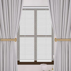 Groleca 2 Pack Adhesive Curtain Holdbacks Curtain Tie Backs - Image 2